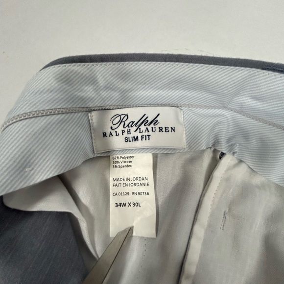 Ralph by Ralph Lauren Gray Dress Pants with Flat Front Design - Picture 5 of 10